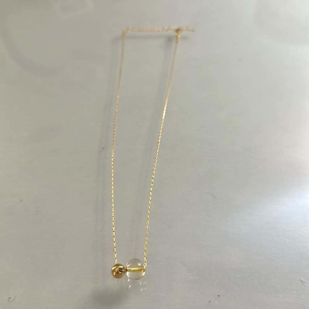 Gold Necklace.